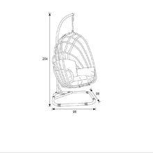 Load image into Gallery viewer, Swinging Egg Chair (Foldable)