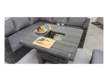 Load image into Gallery viewer, Manhattan Corner Hi/Low Dining Set Grey With Ice Bucket
