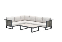 Load image into Gallery viewer, Florence Corner Set ( With Hydraulic Adjustable Table & Bench )