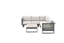 Load image into Gallery viewer, Florence Corner Set ( With Hydraulic Adjustable Table & Bench )