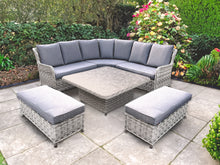 Load image into Gallery viewer, Rochefort Deluxe Large Dining Set ( High/Low Table )