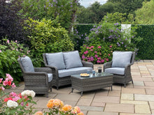 Load image into Gallery viewer, Hatherton Rattan- Sofa Set- Grey Or Natural- Two Or Three Seat