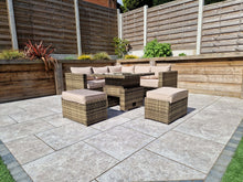 Load image into Gallery viewer, Manhattan Corner Hi/Low Dining Set Grey With Ice Bucket