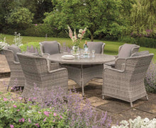 Load image into Gallery viewer, The Rochefort Deluxe 8 Seat Round Dining Set