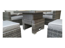 Load image into Gallery viewer, Manhattan Corner Hi/Low Dining Set Grey With Ice Bucket