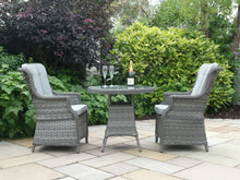 Load image into Gallery viewer, Hatherton Rattan- Bistro Set- Grey