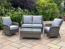 Load image into Gallery viewer, Hatherton Rattan- Sofa Set- Grey Or Natural- Two Or Three Seat