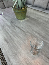 Load image into Gallery viewer, The Antigua Dining Set (ceramic printed glass) with adjustable table