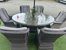 Load image into Gallery viewer, Hatherton 6 Seat Oval Dining Set