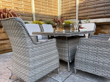Load image into Gallery viewer, The Santorini 6 seater Fire Pit Set