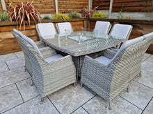 Load image into Gallery viewer, The Santorini 8 Seater Dining Set
