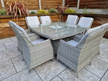 Load image into Gallery viewer, The Santorini 8 Seater Dining Set