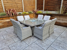 Load image into Gallery viewer, The Santorini 8 Seater Dining Set