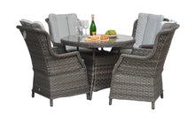 Load image into Gallery viewer, The Florida 4 seat Round Dining Set