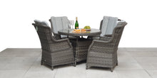 Load image into Gallery viewer, The Florida 4 seat Round Dining Set