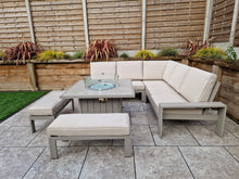 Load image into Gallery viewer, The Orlando L Shape Dining Fire Pit Set
