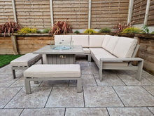Load image into Gallery viewer, The Orlando L Shape Dining Fire Pit Set