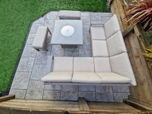 Load image into Gallery viewer, The Orlando L Shape Dining Fire Pit Set
