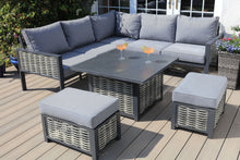 Load image into Gallery viewer, The Morello Dining Set With Adjustable Table