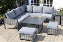 Load image into Gallery viewer, The Morello Dining Set With Adjustable Table