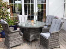 Load image into Gallery viewer, Hatherton 4 Seat Round Fire Pit Set