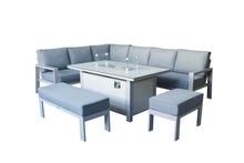 Load image into Gallery viewer, NEW 2025 Toledo Corner Dining with Firepit Table
