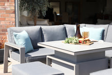 Load image into Gallery viewer, NEW 2025 Toledo Compact Corner Dining with Height Adjustable Table