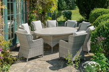 Load image into Gallery viewer, The Rochefort Deluxe 8 Seat Round Dining Set