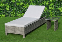 Load image into Gallery viewer, Hatherton Rattan- Sun Lounger- Grey or Natural