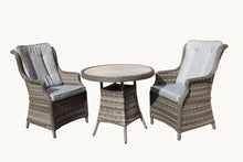 Load image into Gallery viewer, Hatherton Rattan- Bistro Set- Grey
