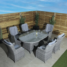 Load image into Gallery viewer, Panama 6 & 8 Seat Oval Dining Set