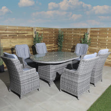 Load image into Gallery viewer, Panama 6 & 8 Seat Oval Dining Set