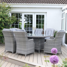Load image into Gallery viewer, Panama 6 & 8 Seat Oval Dining Set