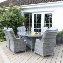 Load image into Gallery viewer, Panama 6 & 8 Seat Oval Dining Set