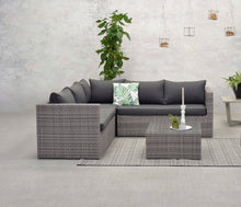 Load image into Gallery viewer, Reims Rattan- Corner Lounge- L Shape Set- Cloudy Grey
