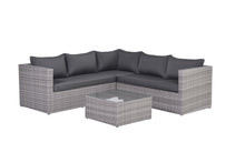 Load image into Gallery viewer, Reims Rattan- Corner Lounge- L Shape Set- Cloudy Grey