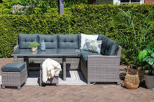 Load image into Gallery viewer, Brittany Rattan 5 Piece Dining Set- Grey