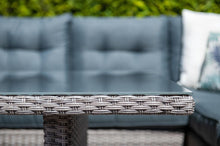 Load image into Gallery viewer, Brittany Rattan 5 Piece Dining Set- Grey