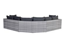 Load image into Gallery viewer, Milan Rattan- Corner Lounge- L Shape Set- With or Without Matching Chair- Cloudy Grey