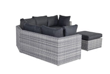 Load image into Gallery viewer, Milan Rattan- Corner Lounge- L Shape Set- With or Without Matching Chair- Cloudy Grey