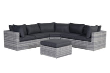 Load image into Gallery viewer, Milan Rattan- Corner Lounge- L Shape Set- With or Without Matching Chair- Cloudy Grey