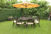 Load image into Gallery viewer, The Lisburn 8 Seat Outdoor Aluminium Garden Dining Set