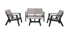 Load image into Gallery viewer, Denver Polypropylene- 4 Piece Coffee Set- Wood Grain Effect