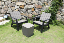 Load image into Gallery viewer, Denver Polypropylene- Bistro Set - Wood Grain Effect
