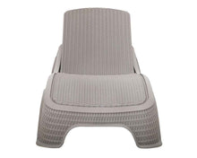 Load image into Gallery viewer, Denver Polypropylene- Sun Lounger and Ice Bucket Set- Grey