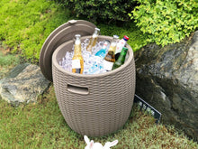 Load image into Gallery viewer, Denver Polypropylene- Sun Lounger and Ice Bucket Set- Grey