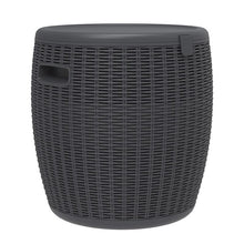 Load image into Gallery viewer, Denver Polypropylene- Sun Lounger and Ice Bucket Set- Black