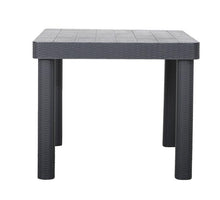 Load image into Gallery viewer, Denver Polypropylene- 4 Seater Square Dining Set- Black