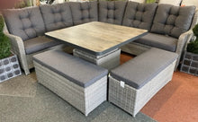 Load image into Gallery viewer, The Valletta High Back Dining Set Hydraulic Table