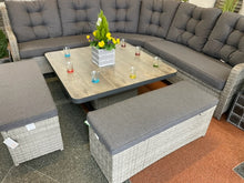 Load image into Gallery viewer, The Valletta High Back Dining Set Hydraulic Table